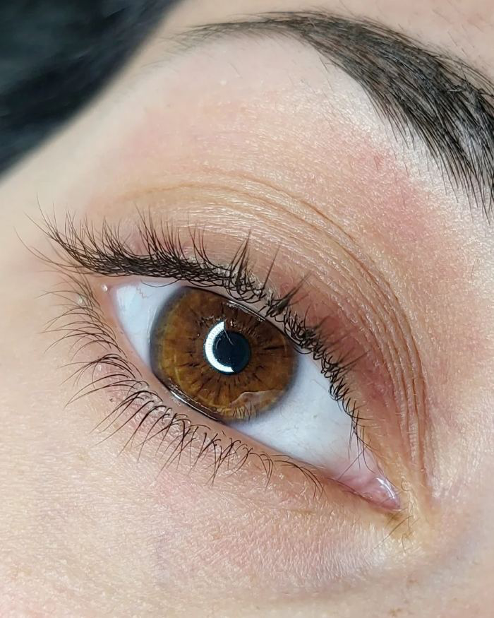 Wimpernverlängerung — Vorher