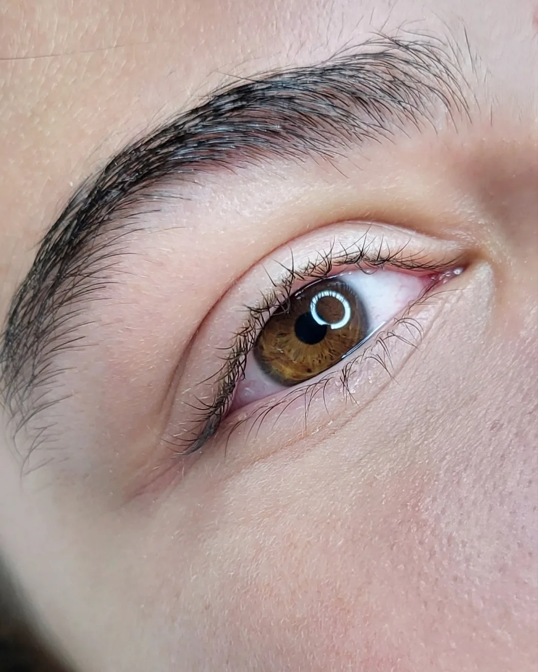Wimpern-Lifting — Vorher